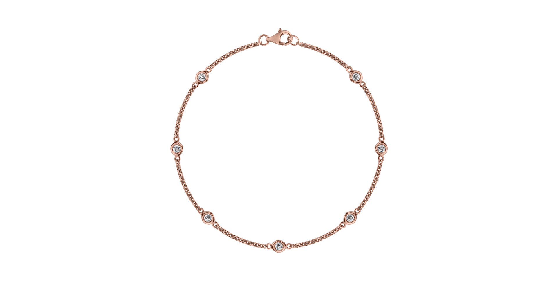 Bracelet with diamonds Reflection of Rain