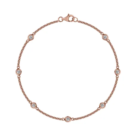 Bracelet with diamonds Reflection of Rain
