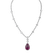 Diamond necklace with Topaz Royal Tear2