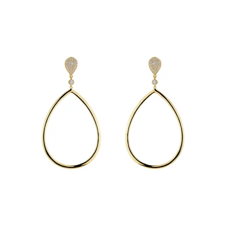 Diamond earrings Arabic Sin