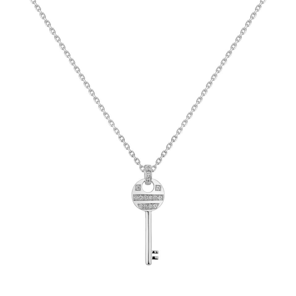 Diamond pendant Croix
