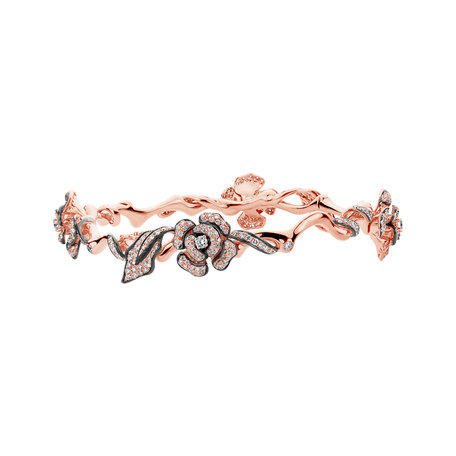 Bracelet with diamonds Diabolical Rose