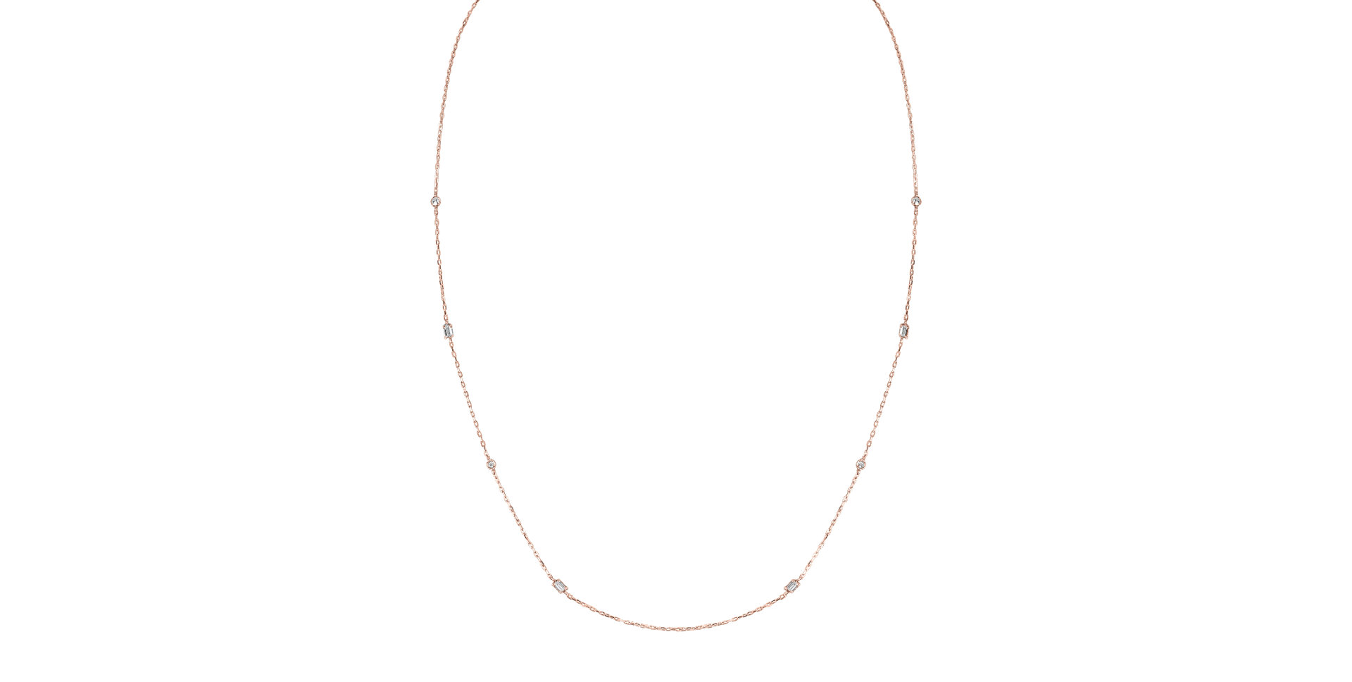 Diamond necklace Radiant Aurae