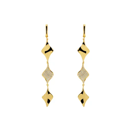 Diamond earrings Poetry Waterfall