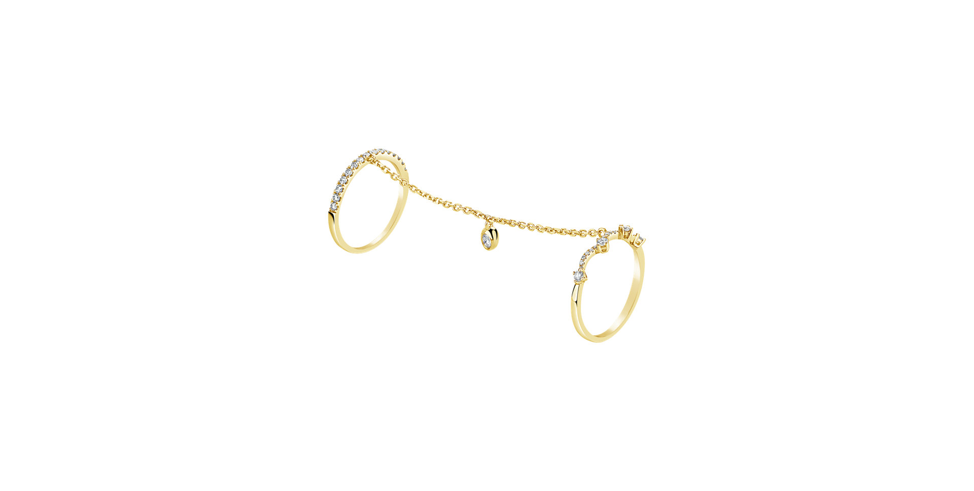 Diamond ring Golden Loop