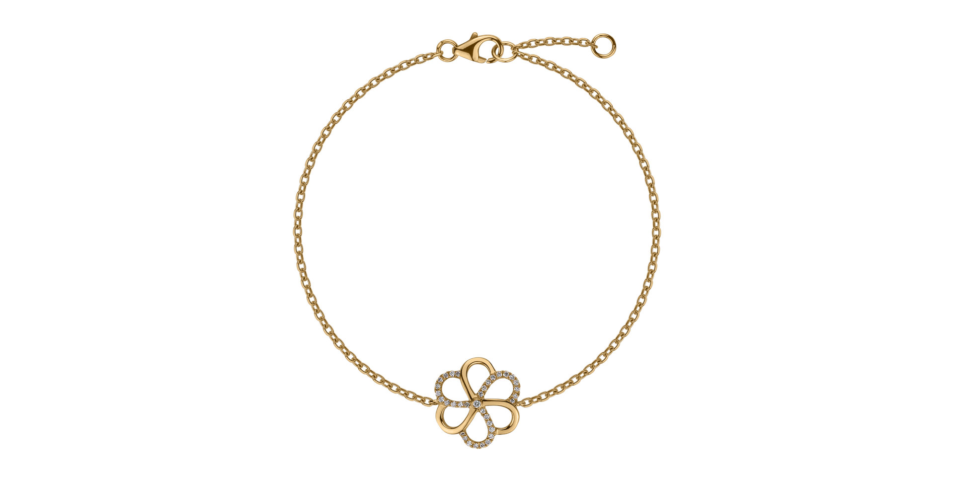 Bracelet with diamonds Auricula