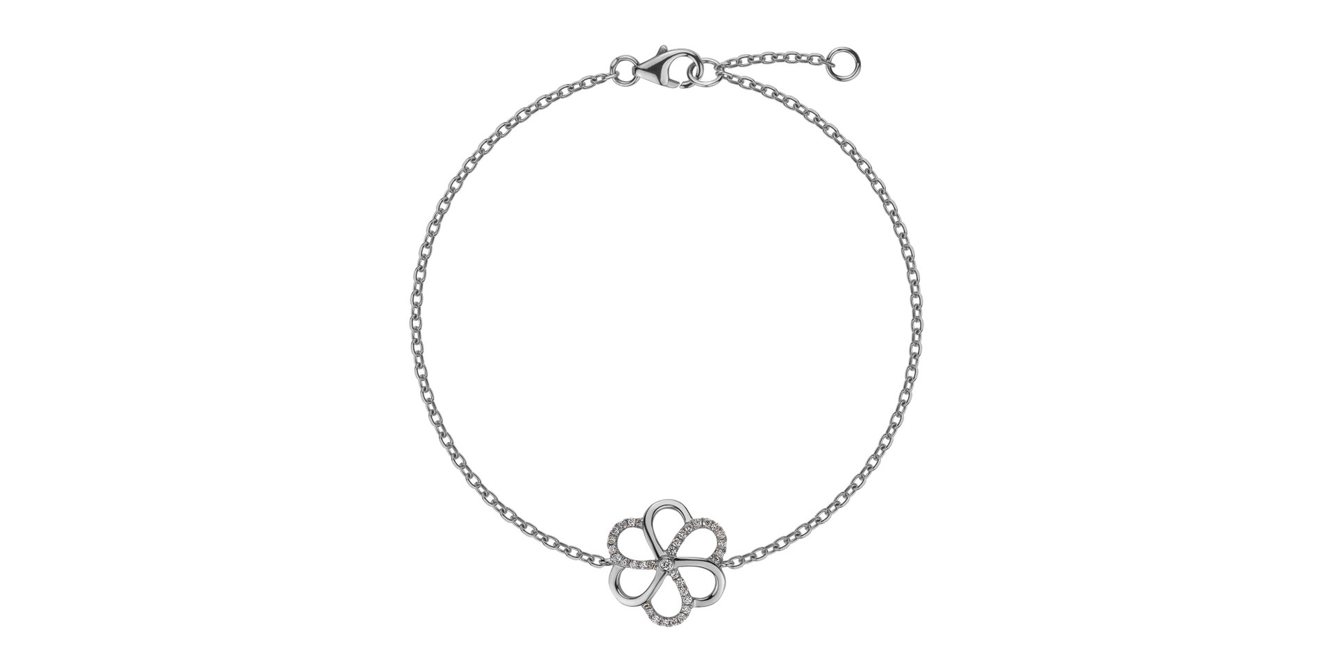 Bracelet with diamonds Dendrobium