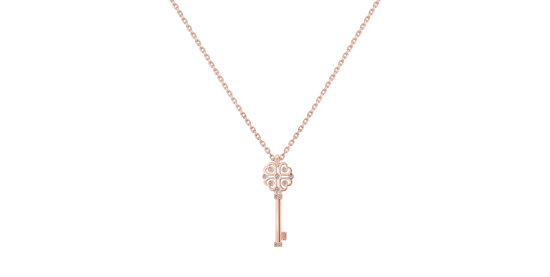 Diamond pendant Decorative Key