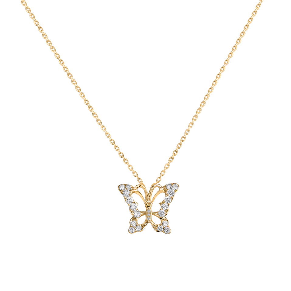 Diamond pendant Butterfly Gem