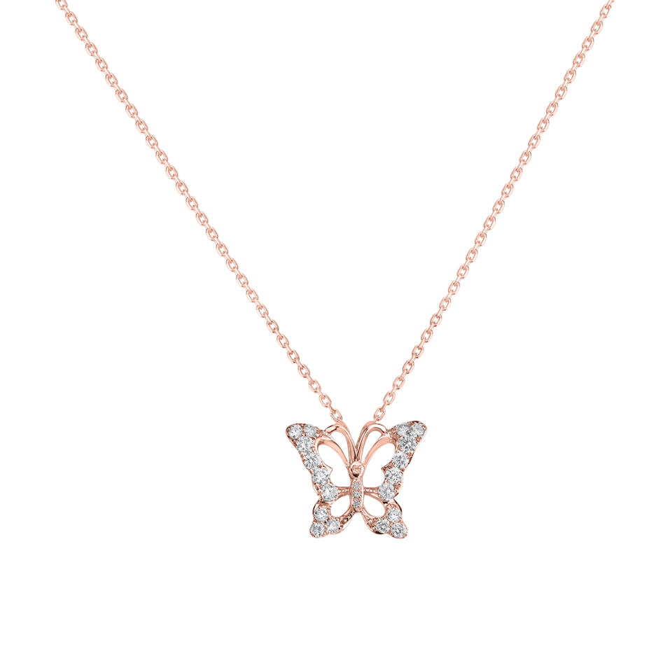 Diamond pendant Butterfly Gem