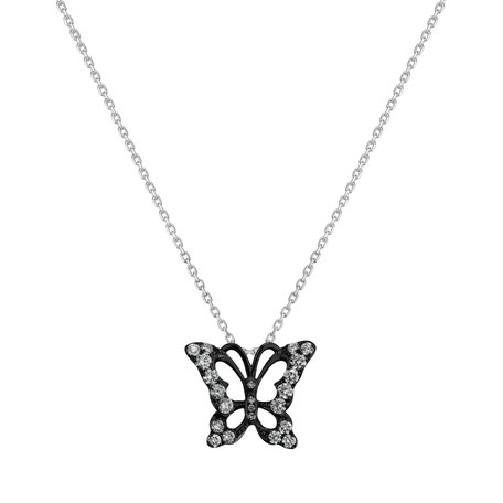 Diamond pendant Butterfly Gem