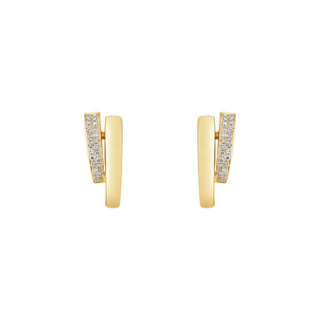 Diamond earrings Radiant Feeling