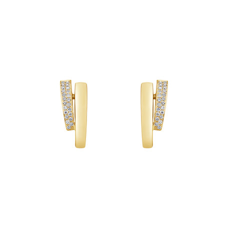 Diamond earrings Radiant Feeling