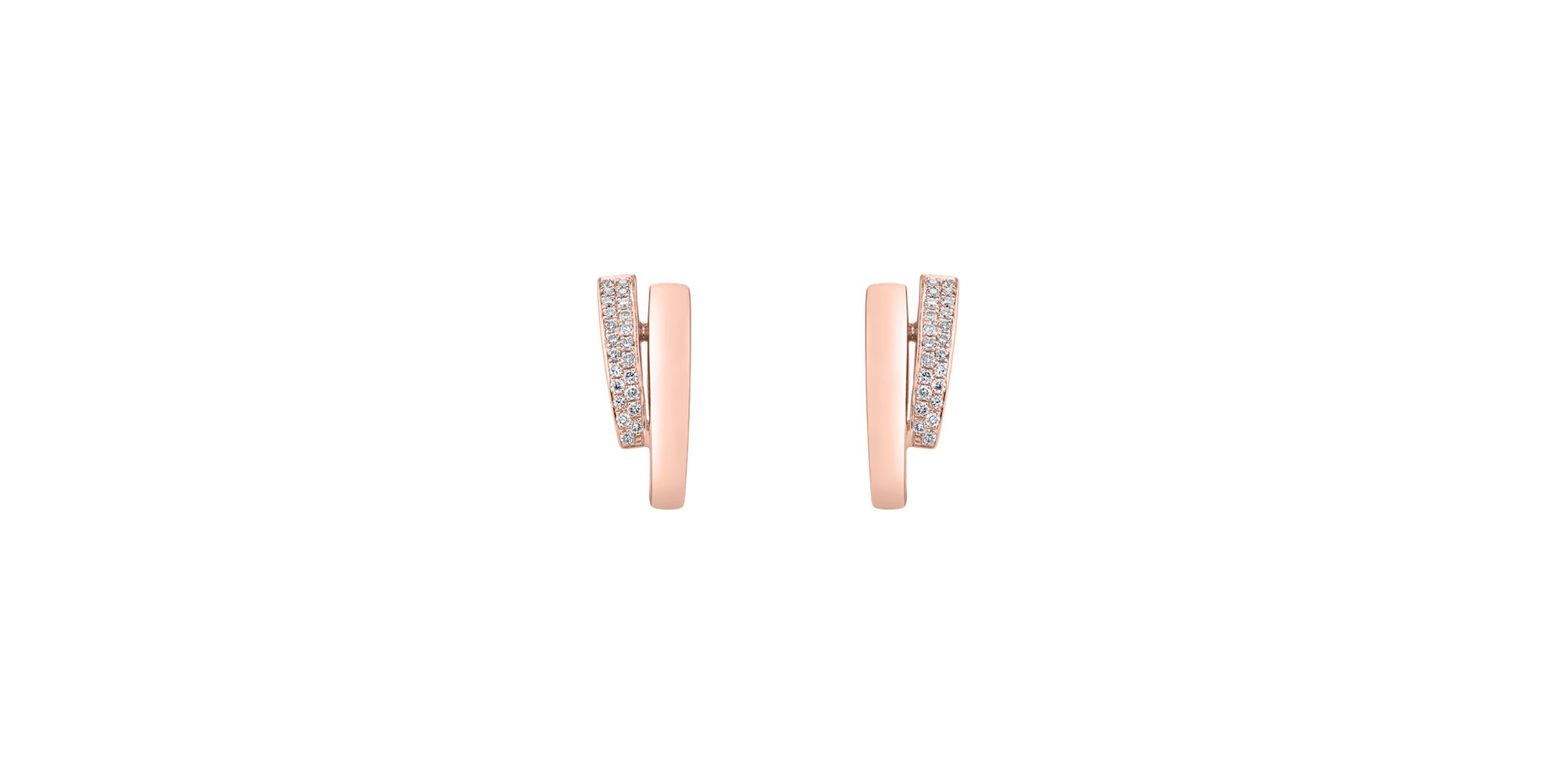 Diamond earrings Radiant Feeling