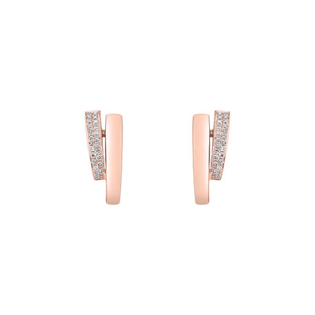 Diamond earrings Radiant Feeling