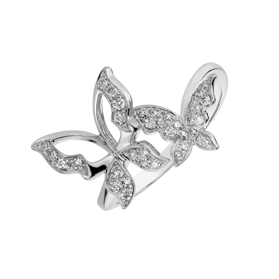 Diamond ring Wings of Friendship