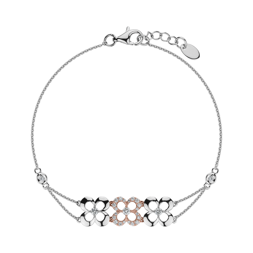 Bracelet with diamonds Starlight  Clover