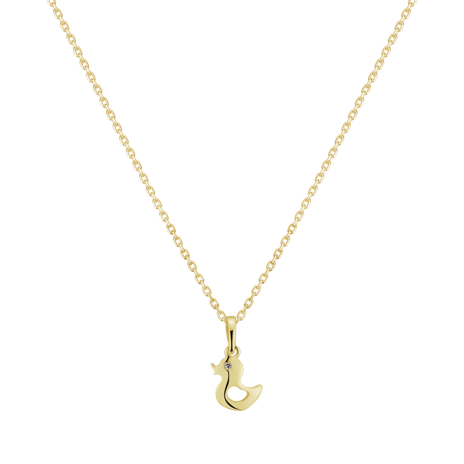 Children's diamond pendant Marvel Duck