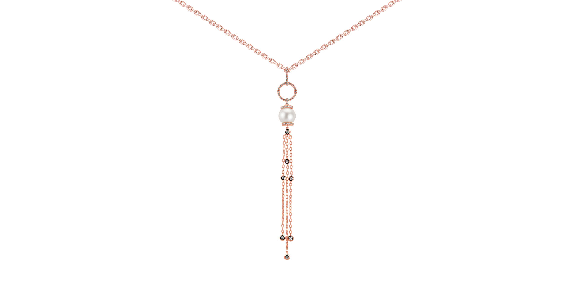 Diamond pendant with Pearl Sultan Secret