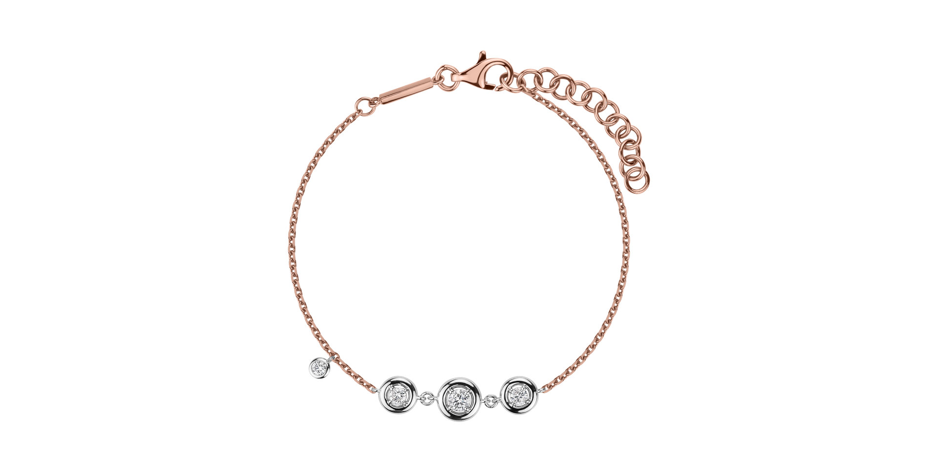 Bracelet with diamonds Paquette