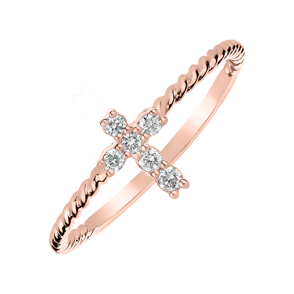 Diamond ring Cross