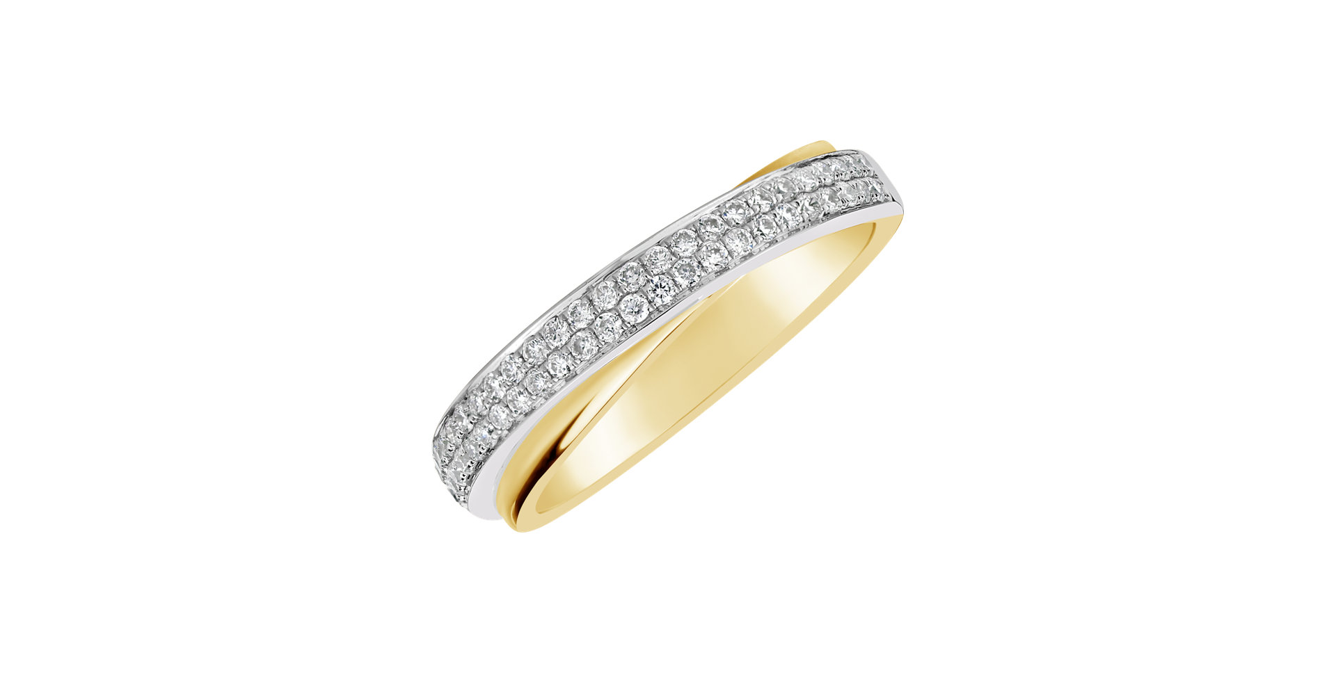 Diamond ring Sparkle Ribbon