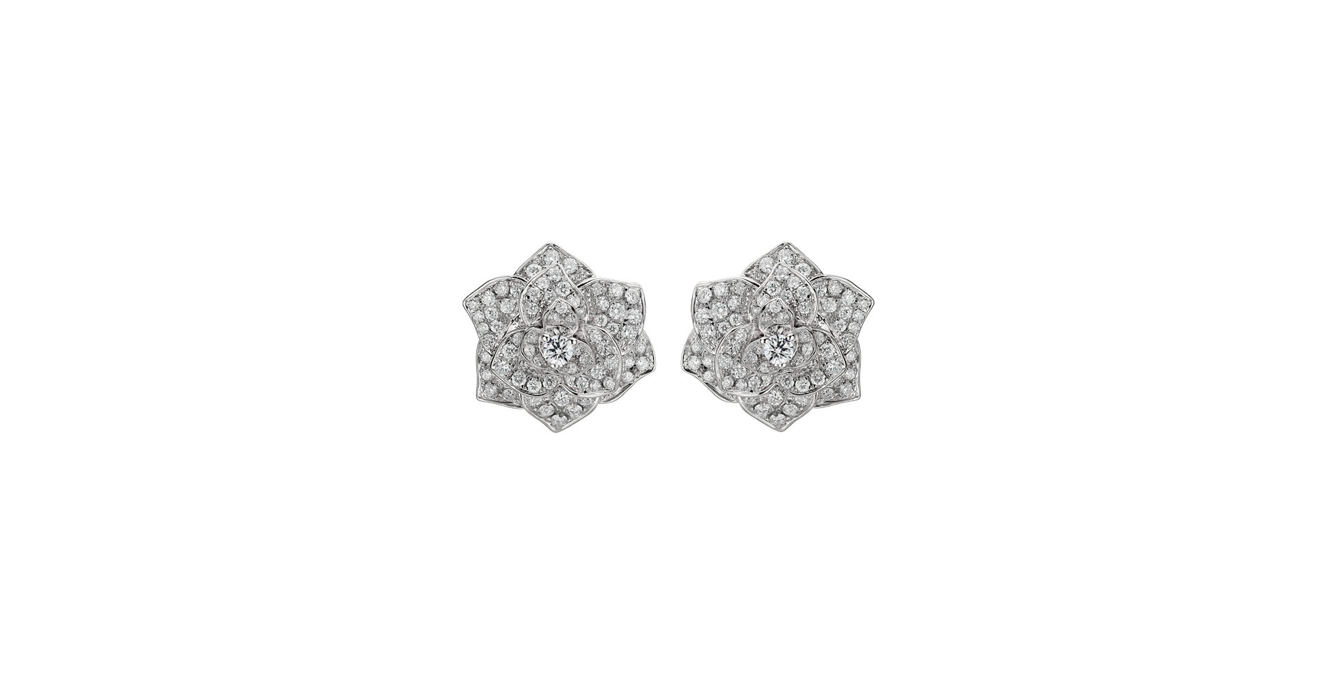 Diamond earrings Flower of Youth