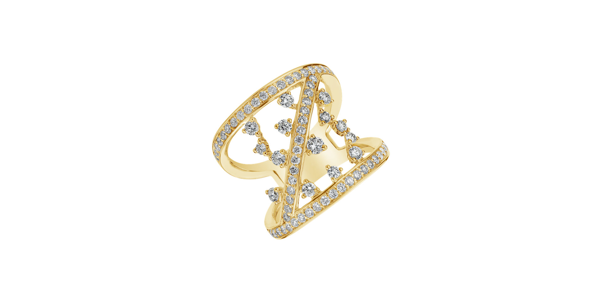 Diamond ring Midnight Goddess