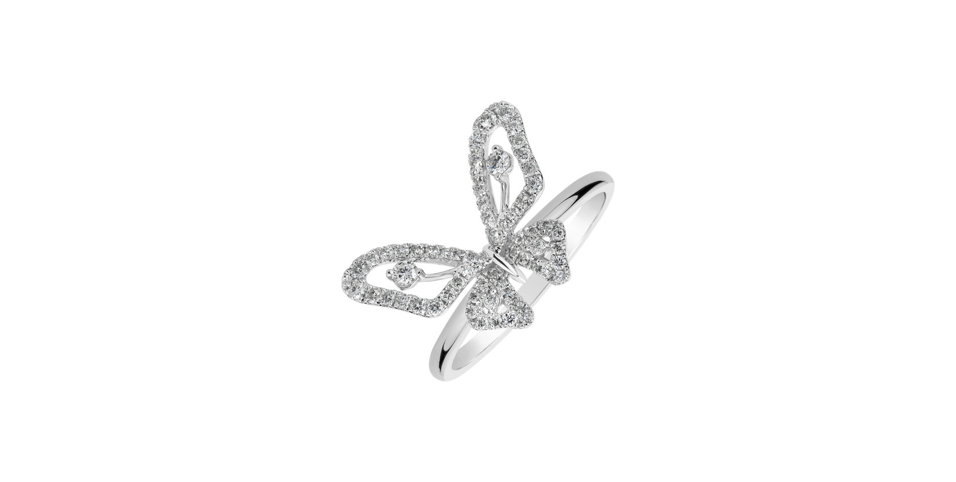 Diamond ring Enticing Papillon