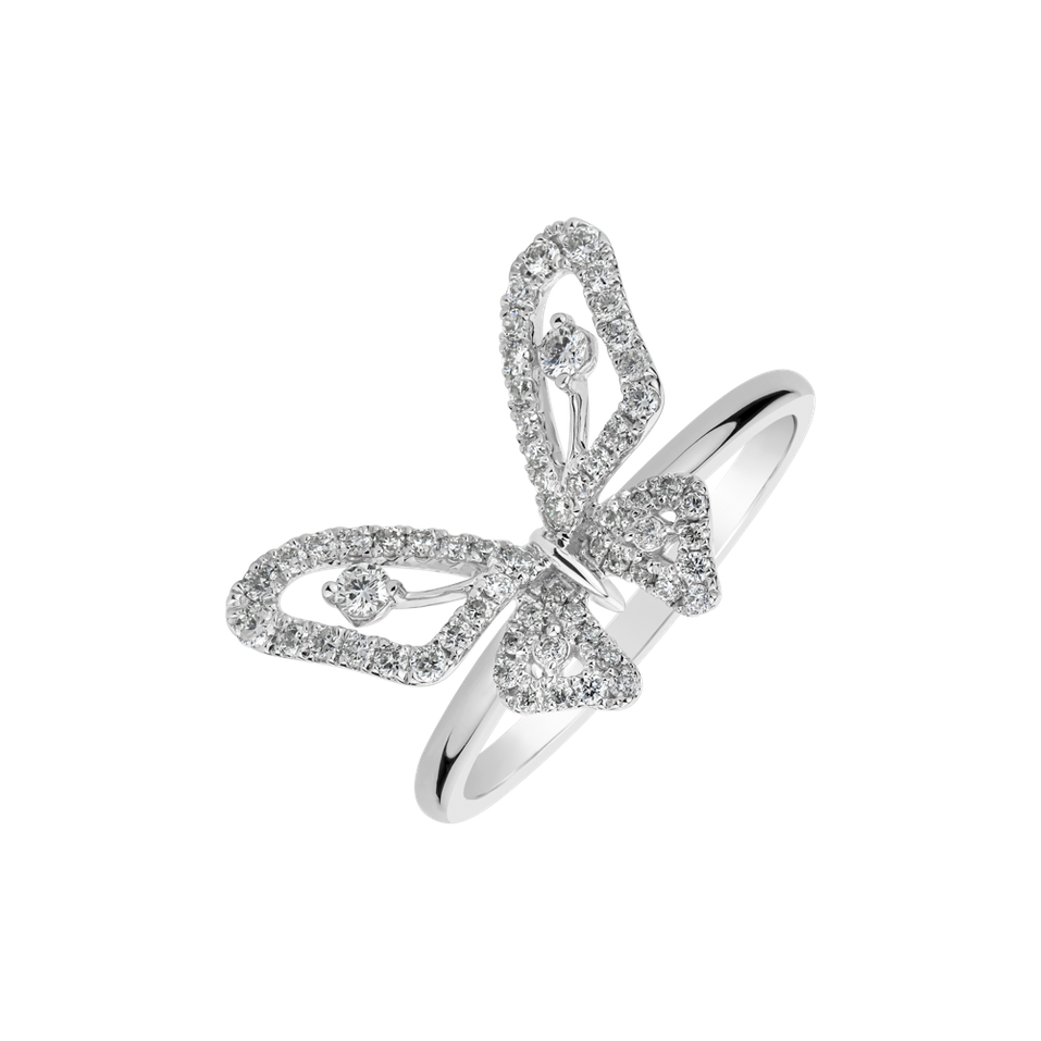 Diamond ring Enticing Papillon