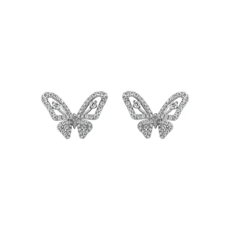 Diamond earrings Trendy Wings