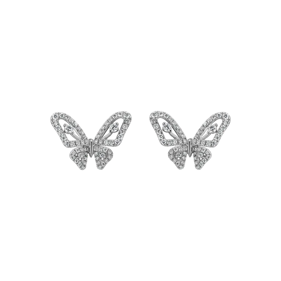 Diamond earrings Trendy Wings