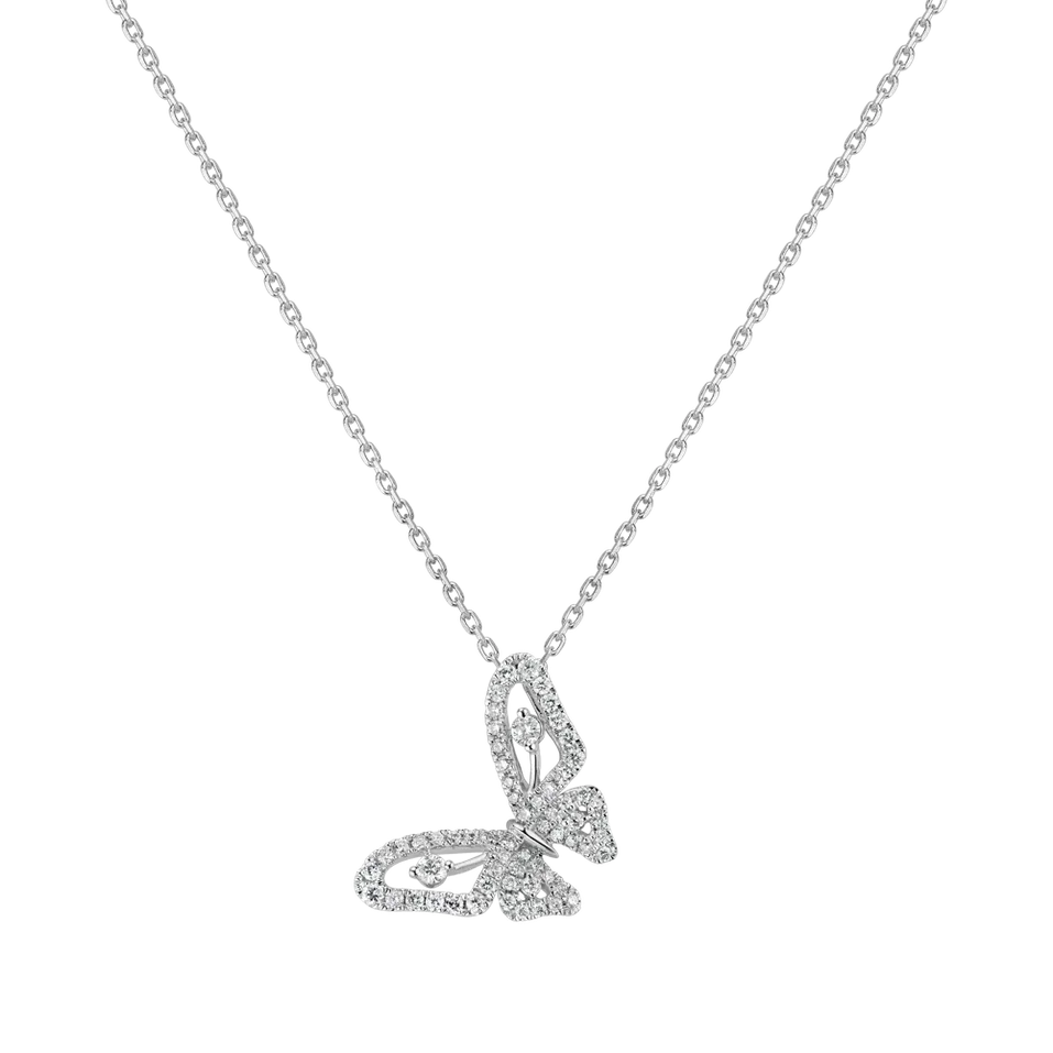 Diamond pendant Mister Butterfly