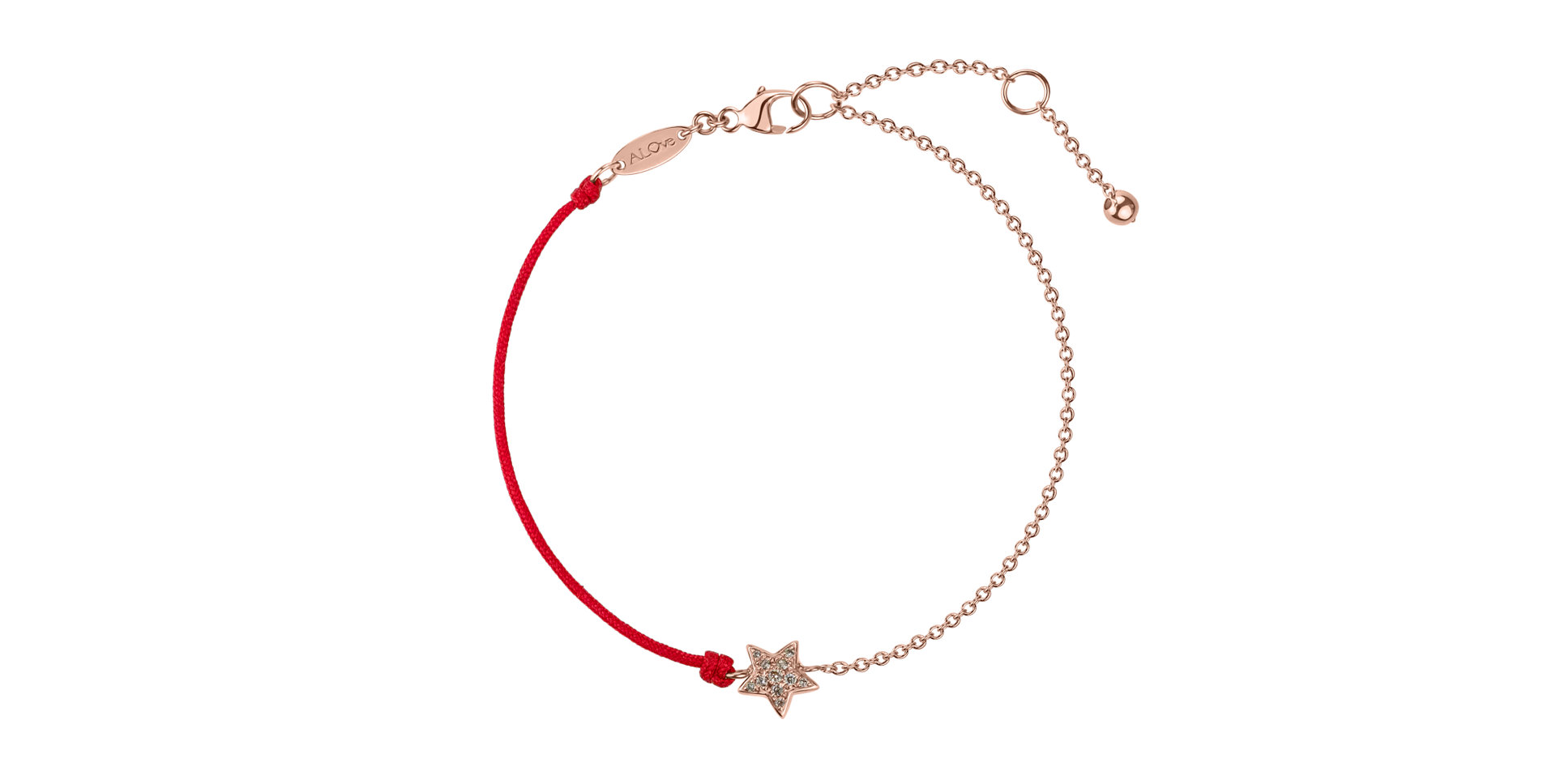 Bracelet with brown diamonds Be a Star