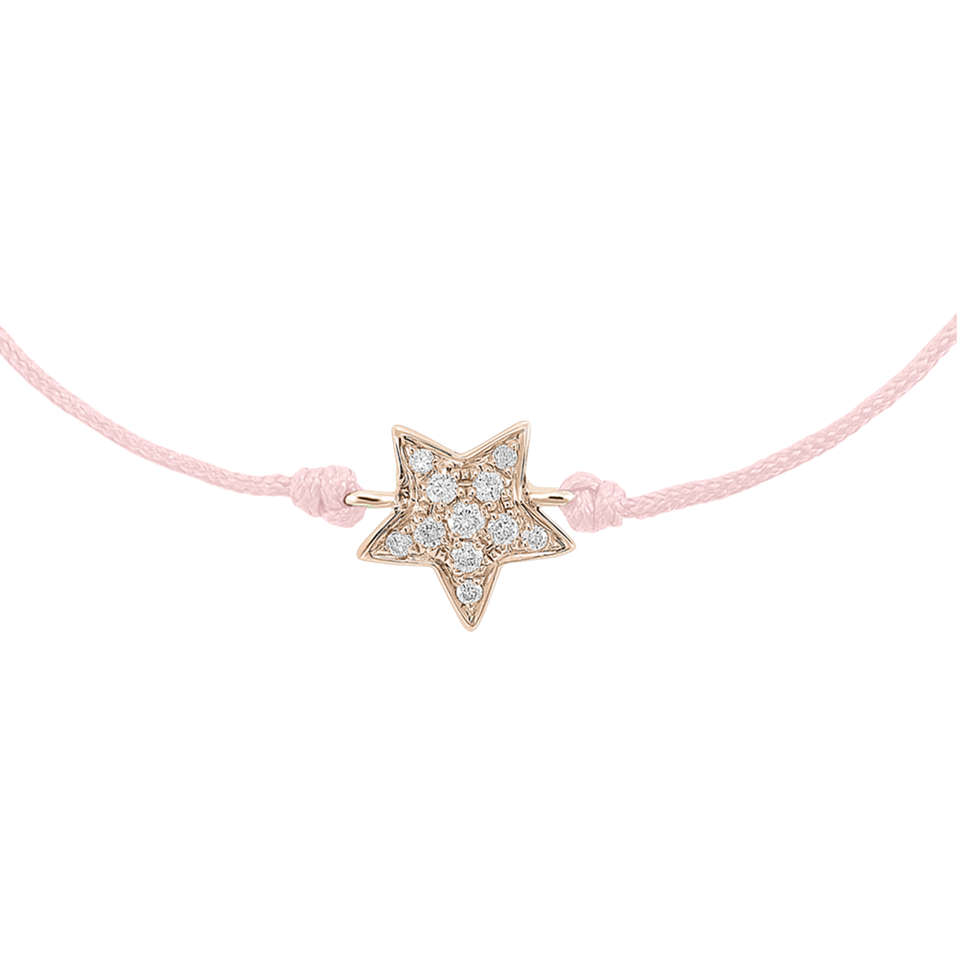 Diamond bracelet Star Message