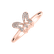 Diamond ring Lonely Butterfly2