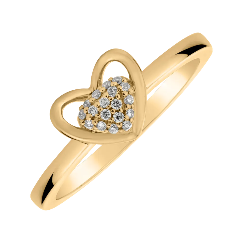 Diamond ring Tender Heart