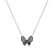 Diamond pendant Butterfly Night2