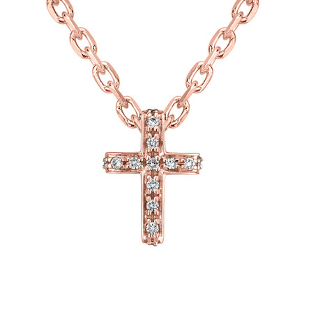 Diamond pendant Luxury Cross