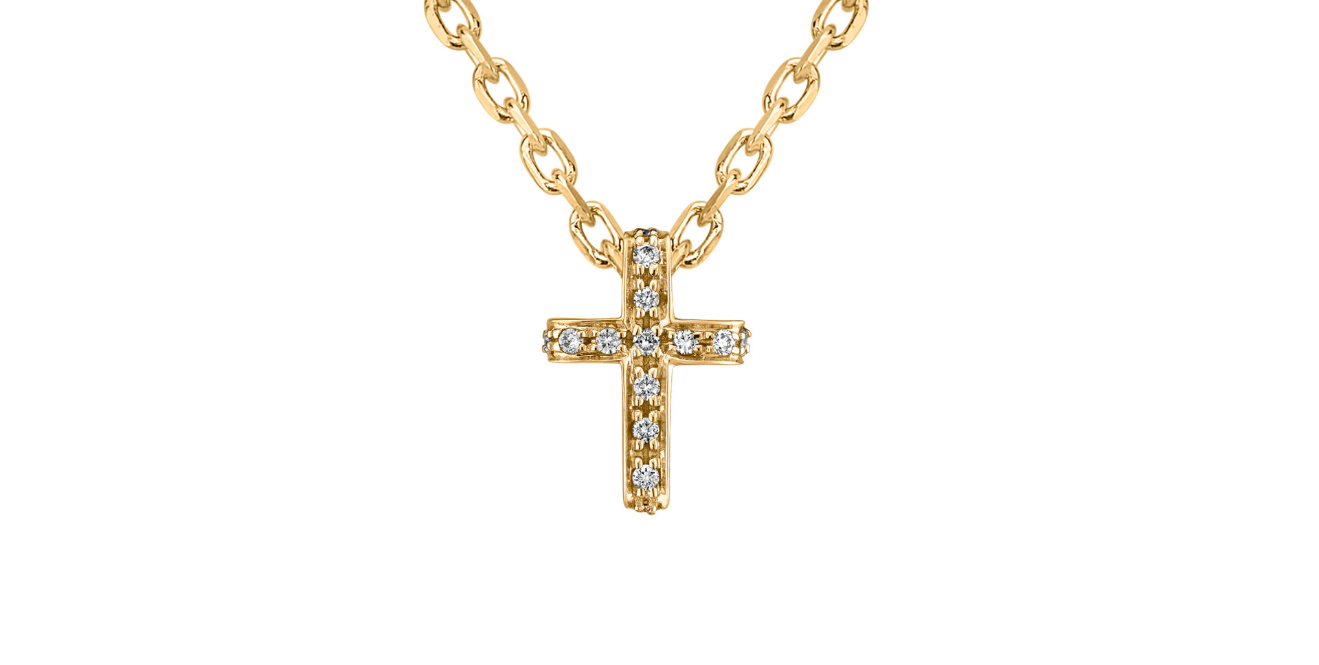 Diamond pendant Luxury Cross