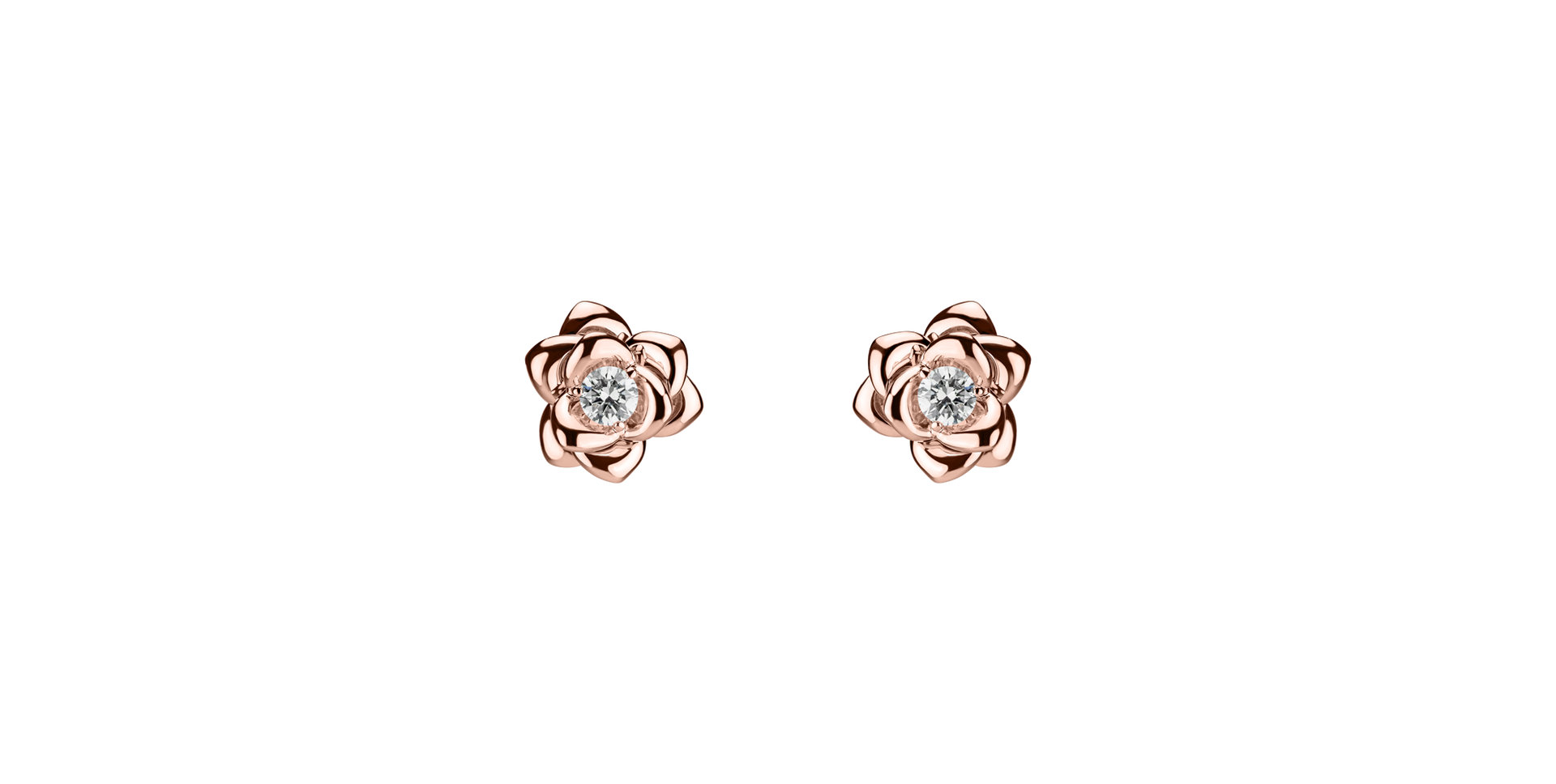Diamond earrings Flower Bliss