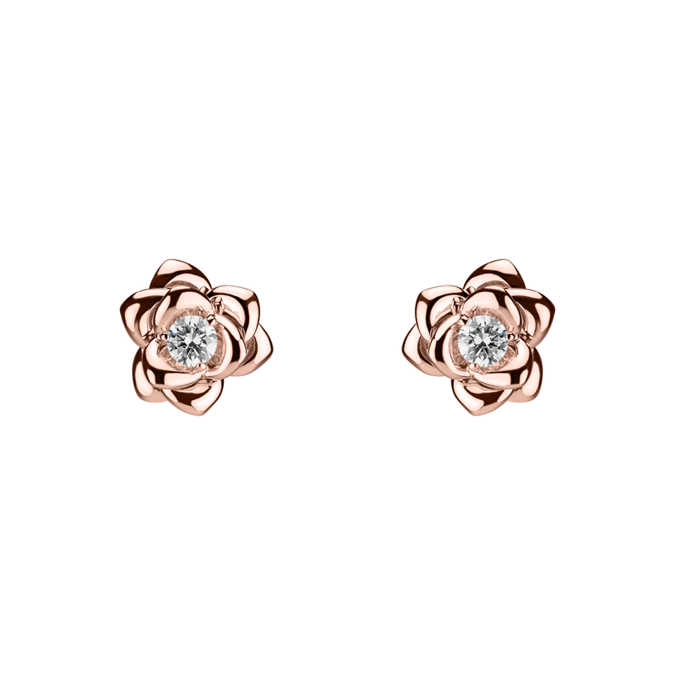 Diamond earrings Flower Bliss