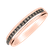 Ring with brown diamonds Breathtaking Line2