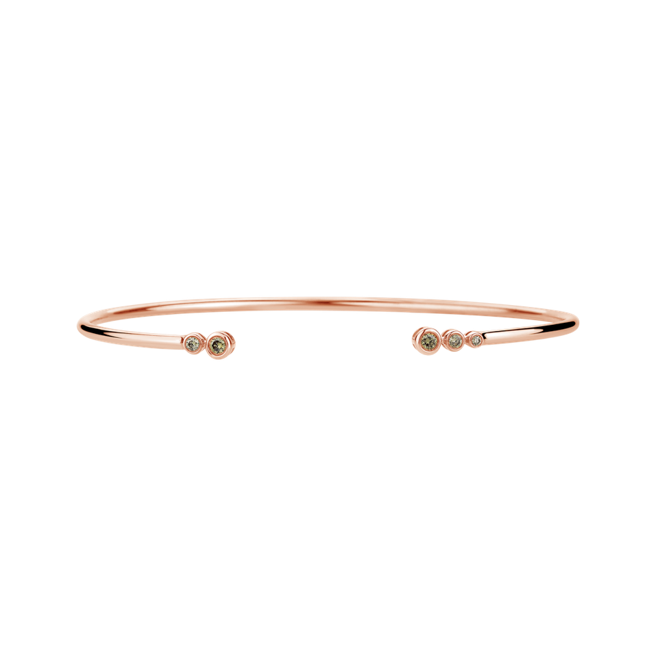 Bracelet with brown diamonds Sunshine Mania