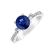 Diamond ring with Sapphire Midnight Phantom2