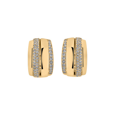 Diamond earrings Exquisite Feeling