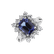 Diamond ring with Tanzanite Space Princess2