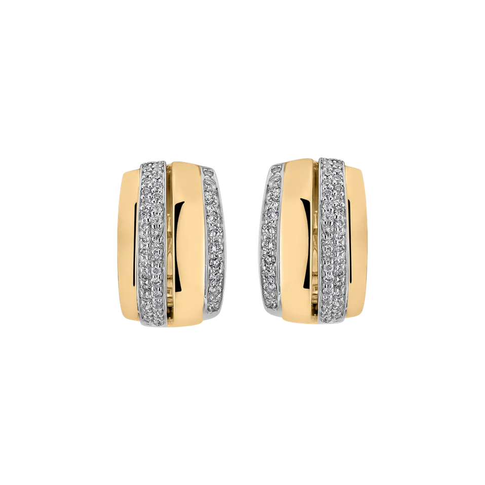 Diamond earrings Exquisite Feeling