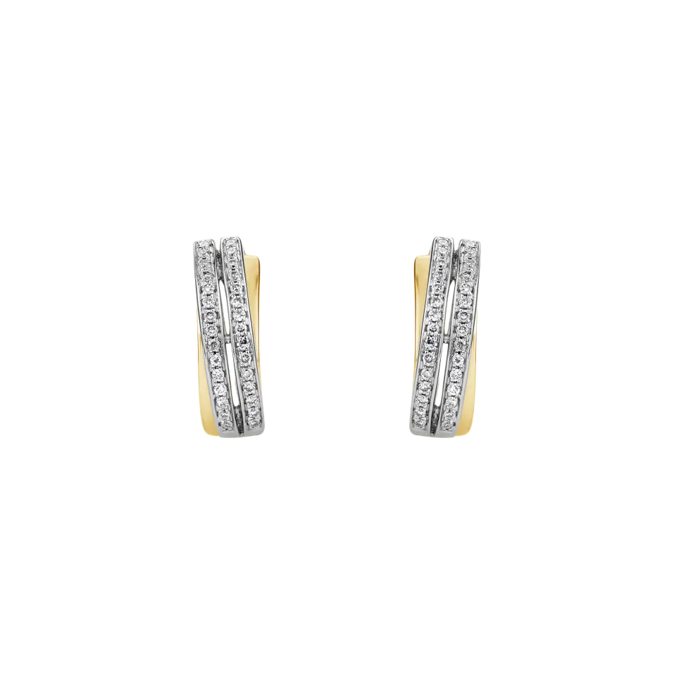 Diamond earrings Precious Sunray