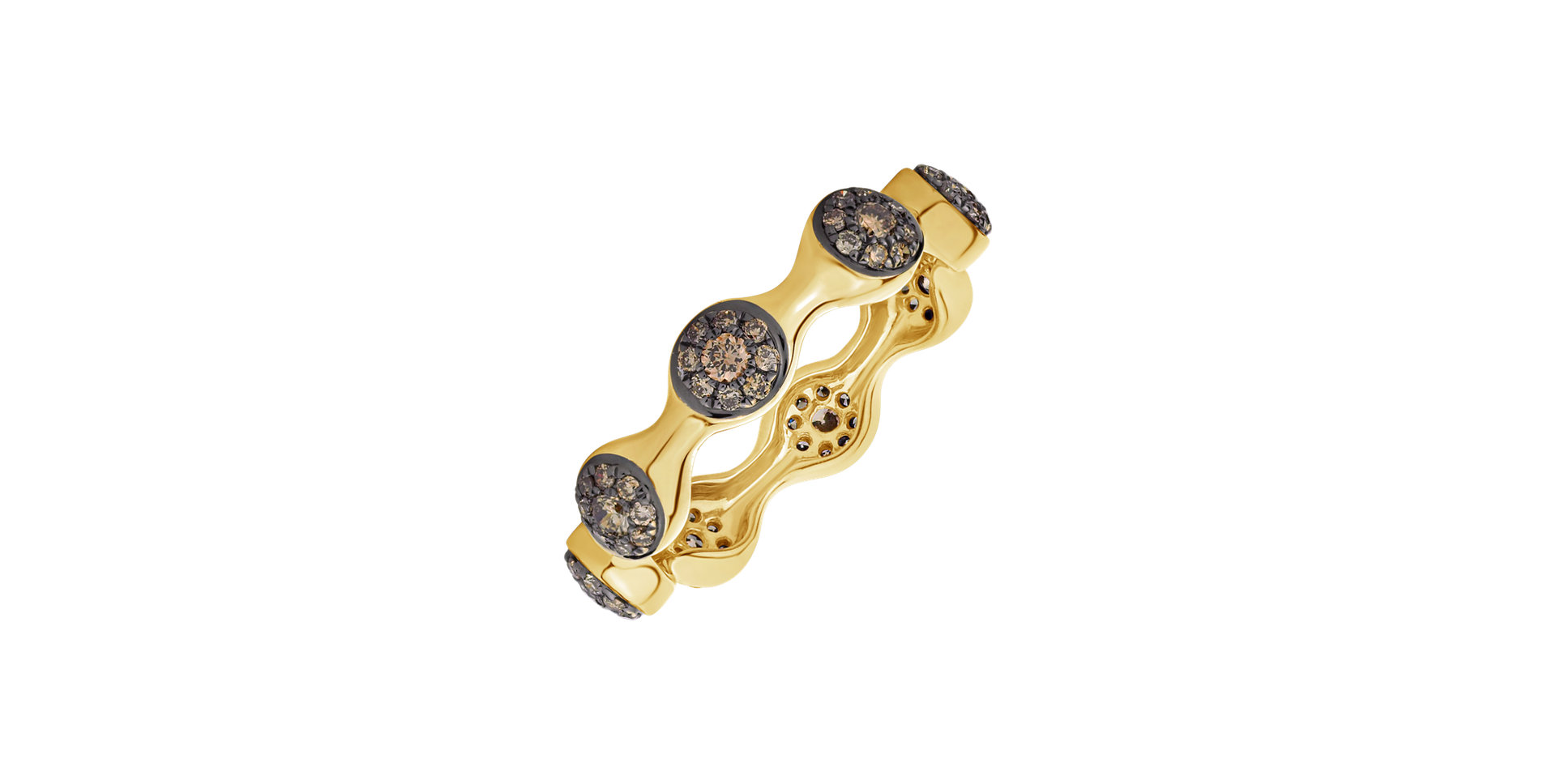 Ring with brown diamonds Vesper Passion